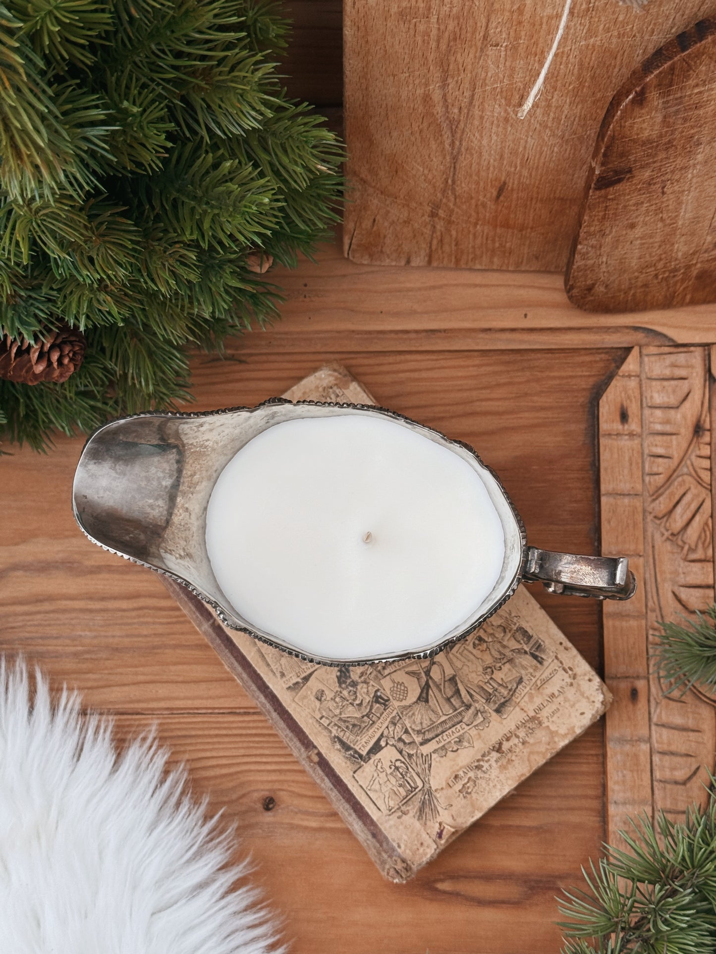 Saucière ancienne métal argenté